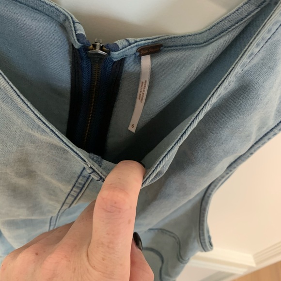 Free People Denim Dress With tags size 6 - Picture 3 of 7